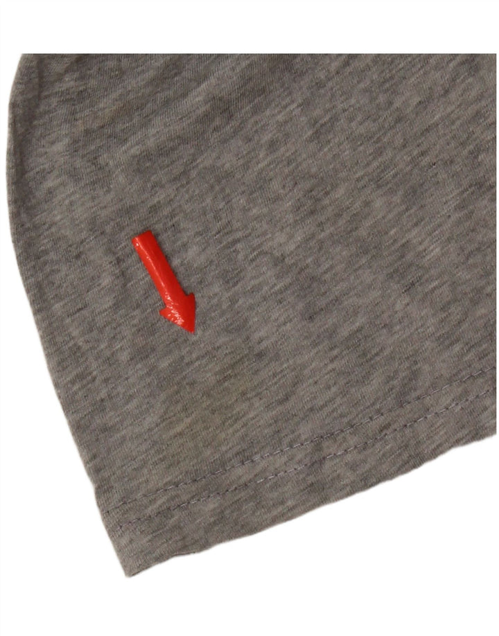 Quiksilver Herre Regular Fit grafisk T-shirt top mellemgrå bomuld