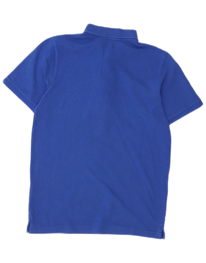 Rifle Herre poloshirt Medium Blue Bomuld