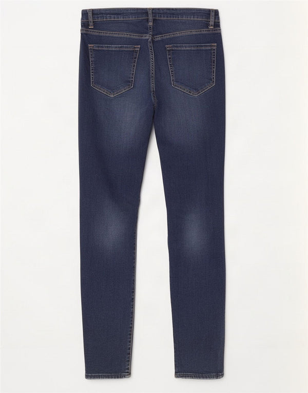 Hollister Dame Stretch Legging Højtaljede Jeans US 12 Large W31 L28 Blå