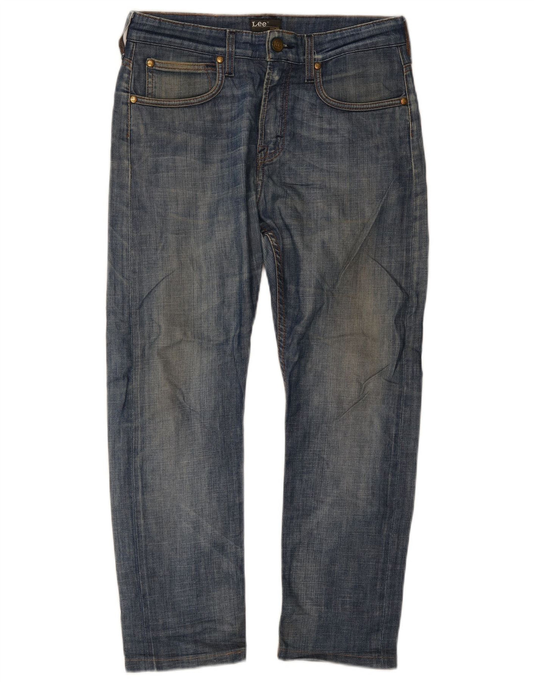 Lee Herre Ramone Slim Jeans W32 L26 Blå Bomuld