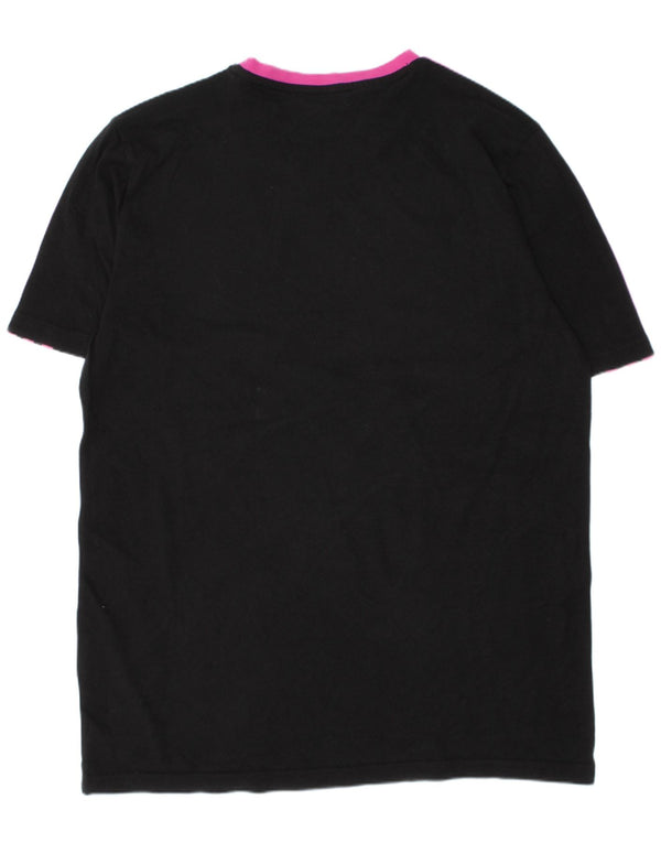 Adidas Boys T-Shirt Top 13-14 år Sort Bomuld