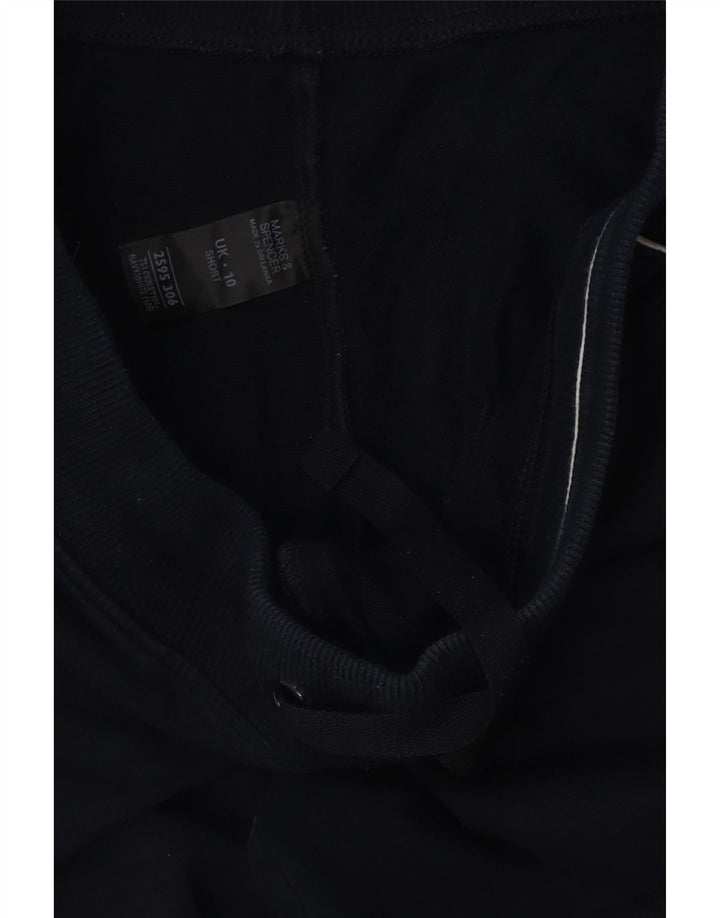 MARKS & SPENCER Træningsdragtsbukser til kvinder UK 10 Small Navy Blue