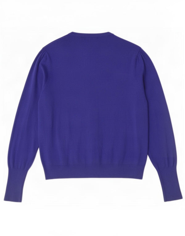 Marks & Spencer Dame Cardigan Sweater UK 16 Large Purple Viscose