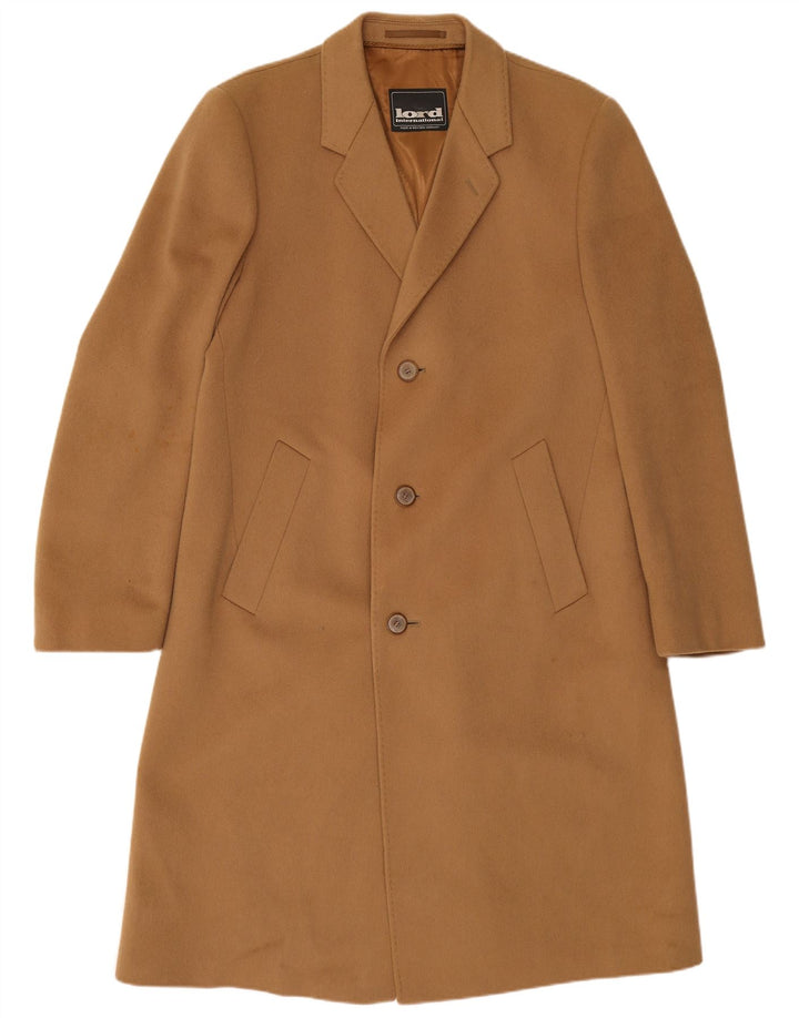 Lord Herre Overfrakke IT 52 XL Beige Ny Uld