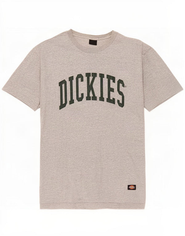 Dickies Herre Grafisk T-Shirt Top XL Grå Flecked