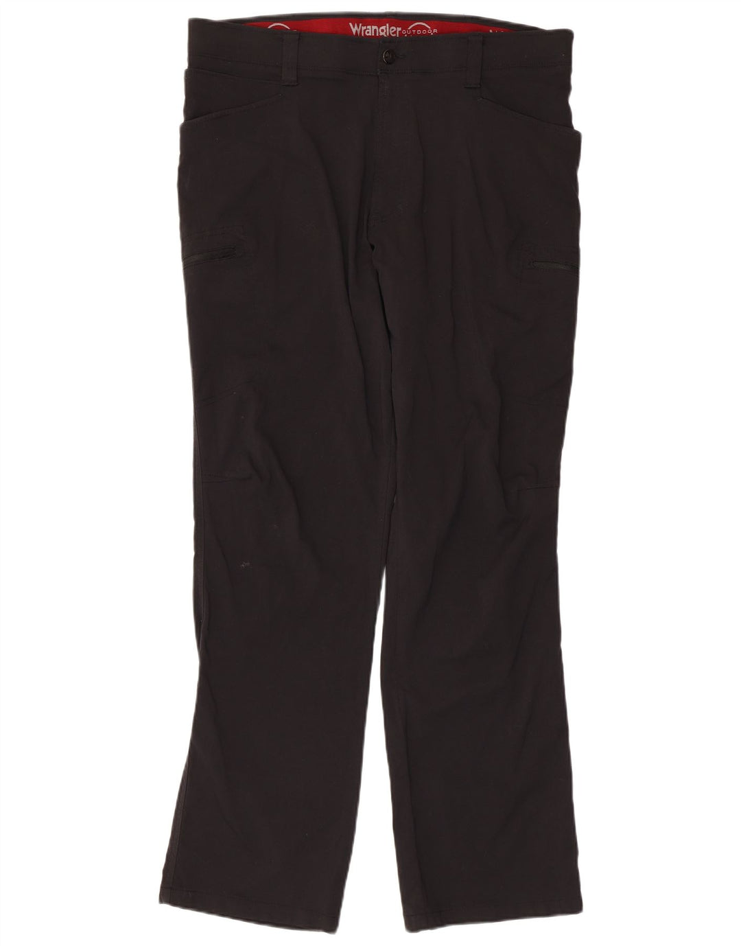 WRANGLER Straight Cargo Bukser til mænd W36 L32 Sort Nylon