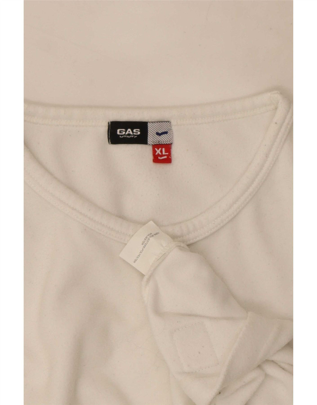 Gas Dame Top Langærmet UK 18 XL Hvid Polyester