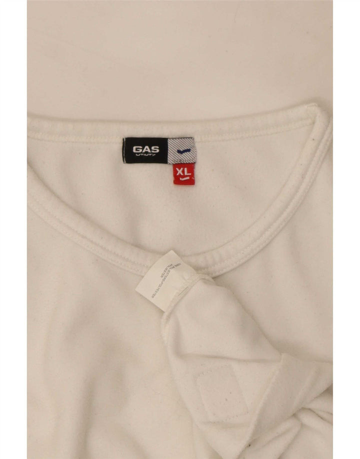 Gas Dame Top Langærmet UK 18 XL Hvid Polyester