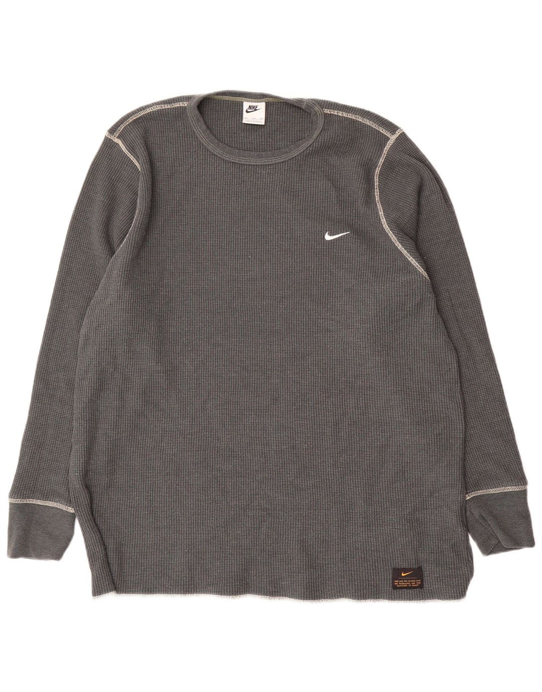 Nike Herre Top Langærmet 3XL Grå Bomuld