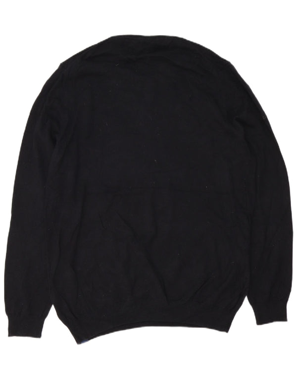 Superdry Herre sweater med rund hals 2XL sort bomuld