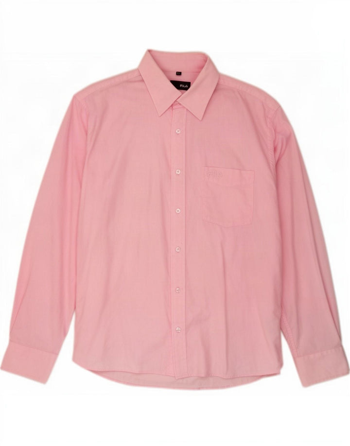 Fila Herreskjorte 2XL Pink Bomuld