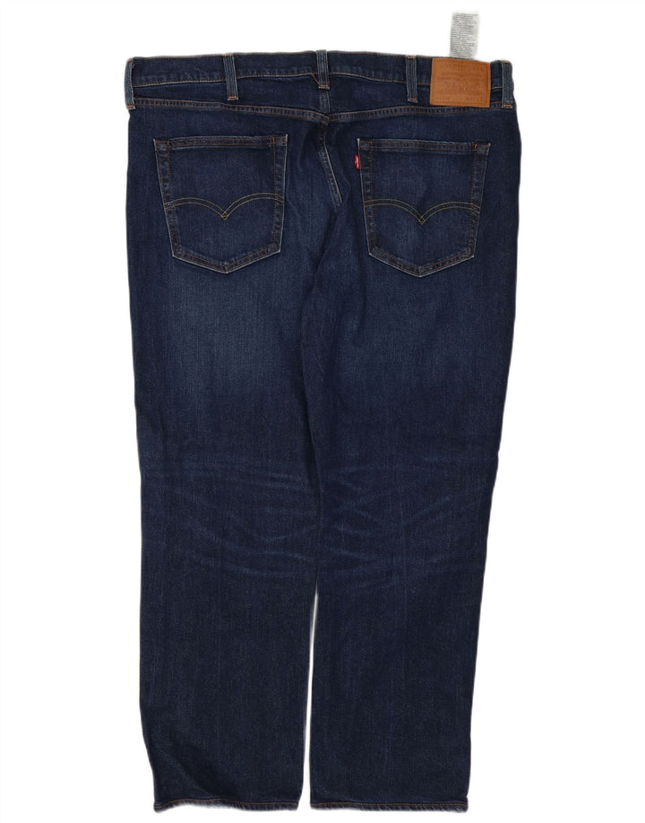 Levi's Herre 514 Straight Jeans W40 L30 Marineblå Bomuld