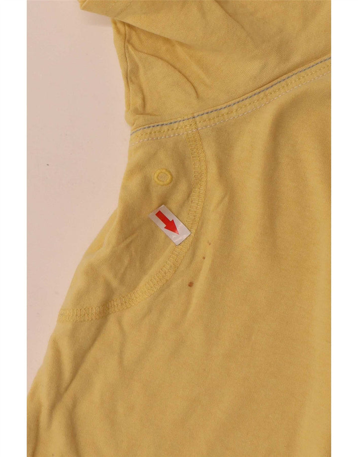 Fat Face Herre Grafisk T-Shirt Top XL Gul Bomuld