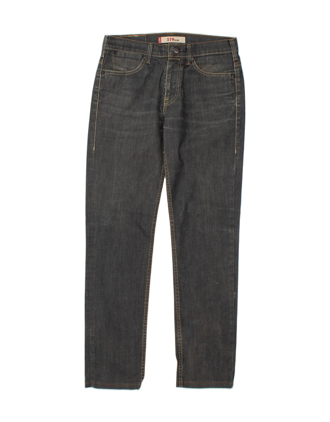 LEVI'S Mens 519 Slim Jeans W31 L34 Blue Cotton Vintage Levi's and Second-Hand Levi's from Messina Hembry 