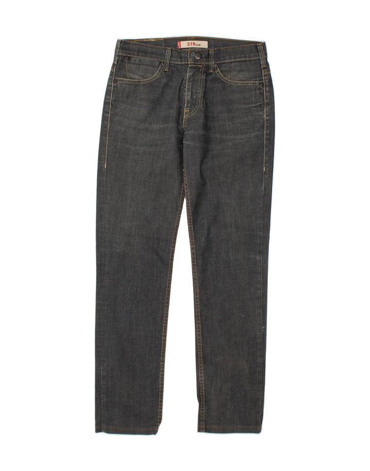 LEVI'S Mens 519 Slim Jeans W31 L34 Blue Cotton Vintage Levi's and Second-Hand Levi's from Messina Hembry 