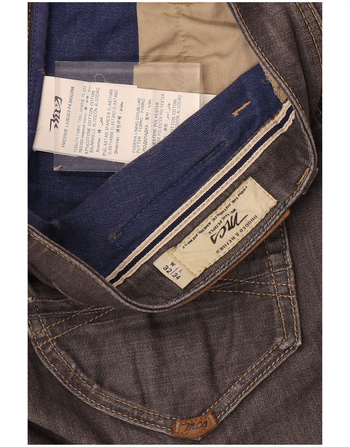 Marlboro Classics Straight Jeans til mænd W32 L29 Grå