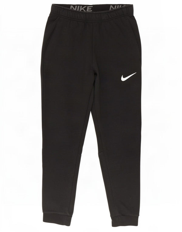 Nike Herre Dri Fit Standard træningsdragt Bukser Joggers Large Sort Bomuld
