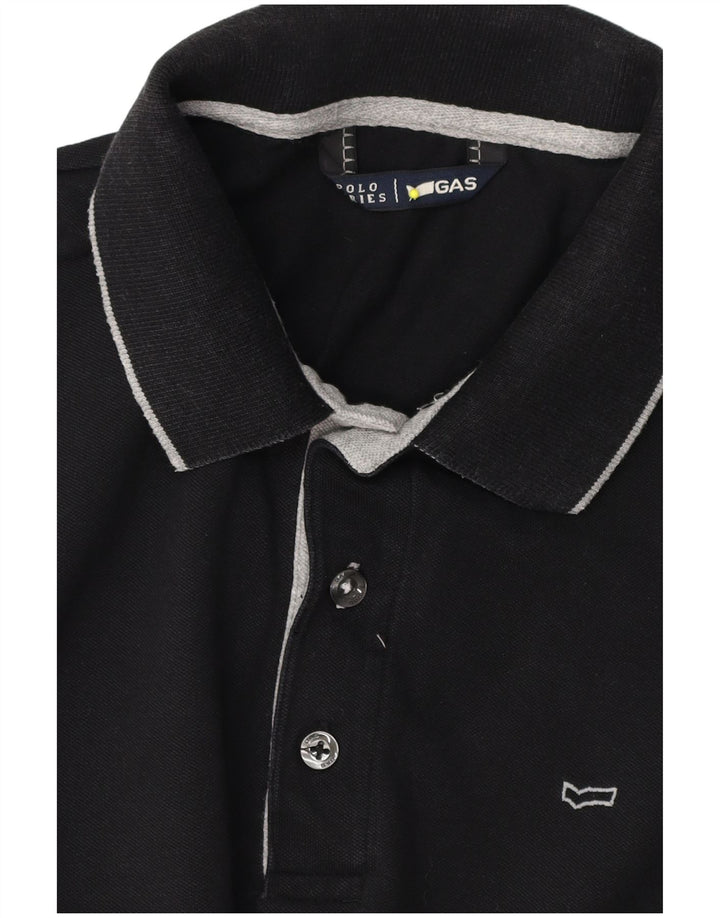 Gas Poloshirt til mænd Medium Sort