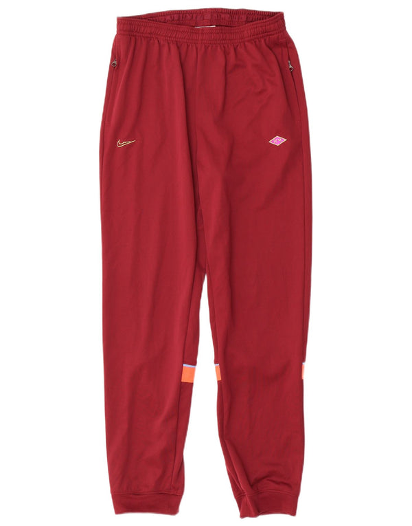 Nike Boys træningsdragt Bukser Joggers 13-14 år XL Rød Colourblock