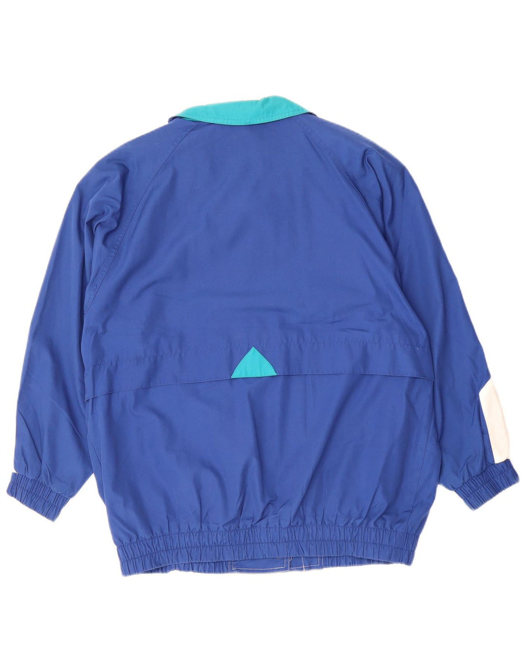 LONDON FOG Dame Windbreaker Jacket UK 20 2XL Blå Colourblock