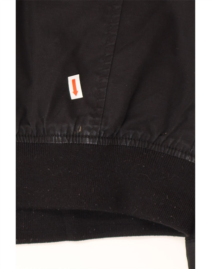 Marks & Spencer Herre Autograph Bomber Jacket UK 42 XL Sort Bomuld