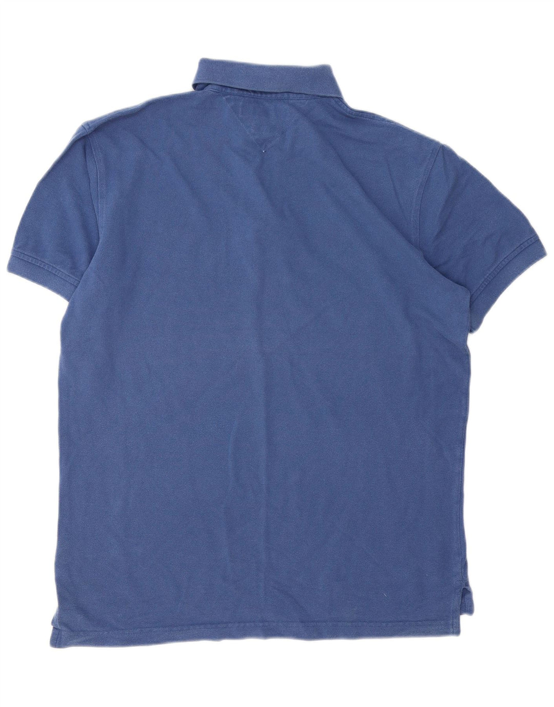 Tommy Hilfiger Herre Polo Shirt Stor Blå Bomuld