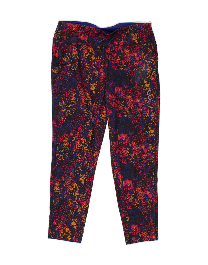 CRIVIT Womens Tracksuit Trousers US 14/16 Medium  Multicoloured Floral Vintage Crivit and Second-Hand Crivit from Messina Hembry 