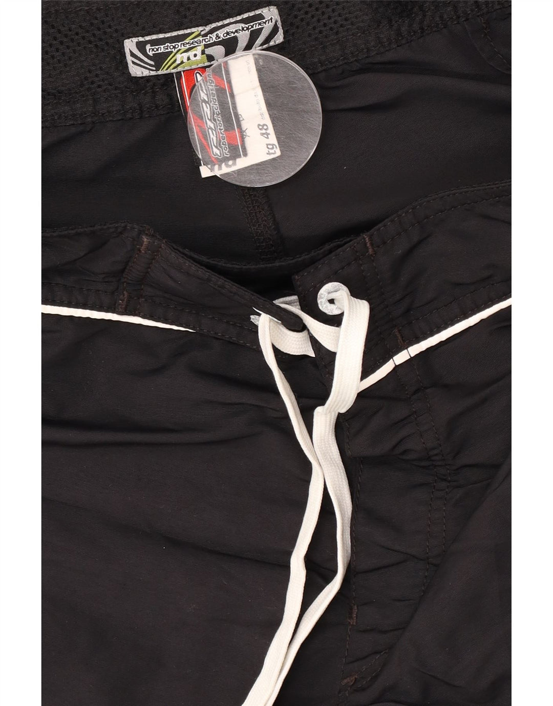 Reebok Herre grafiske sportsshorts IT 48 Medium Sort Geometrisk