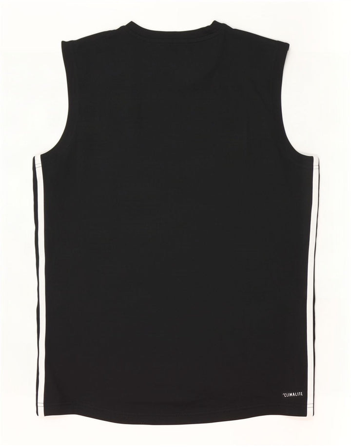 Adidas Herre Climalite Grafisk Vest Top Medium Sort Polyester