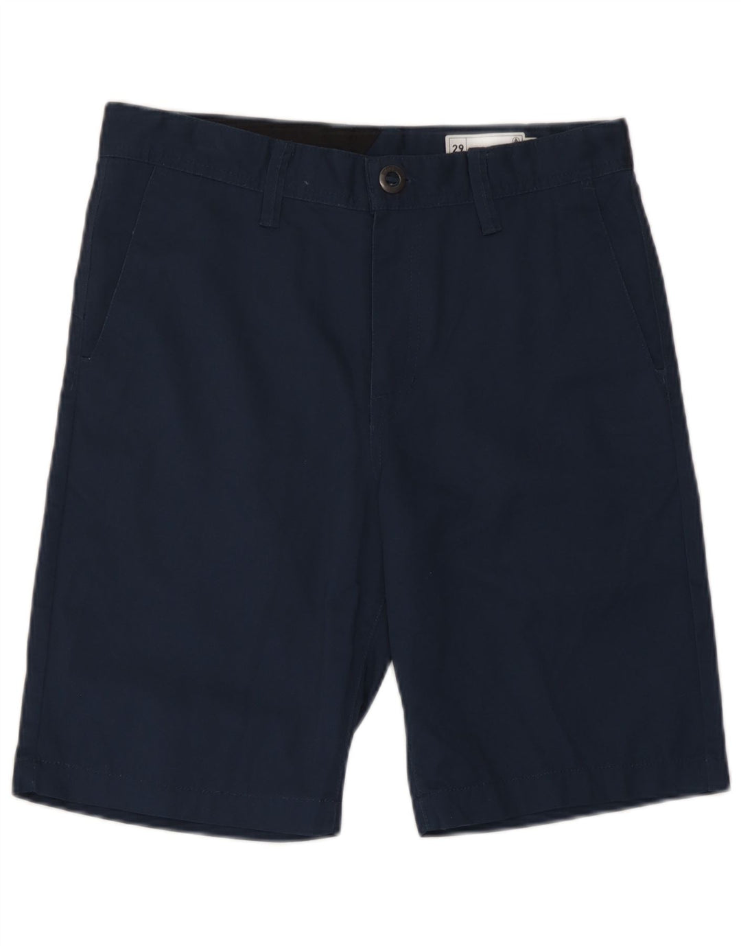 Volcom Herre Chino Shorts W29 Small Navy Blue Polyester