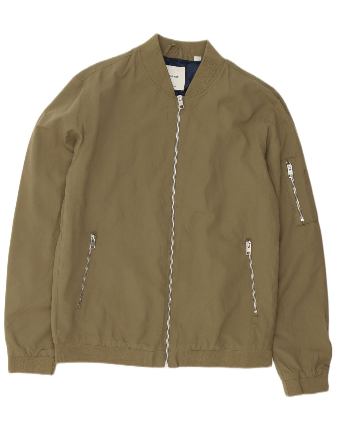 Jack & Jones Bomberjakke til mænd UK 40 Stor Khaki Polyester
