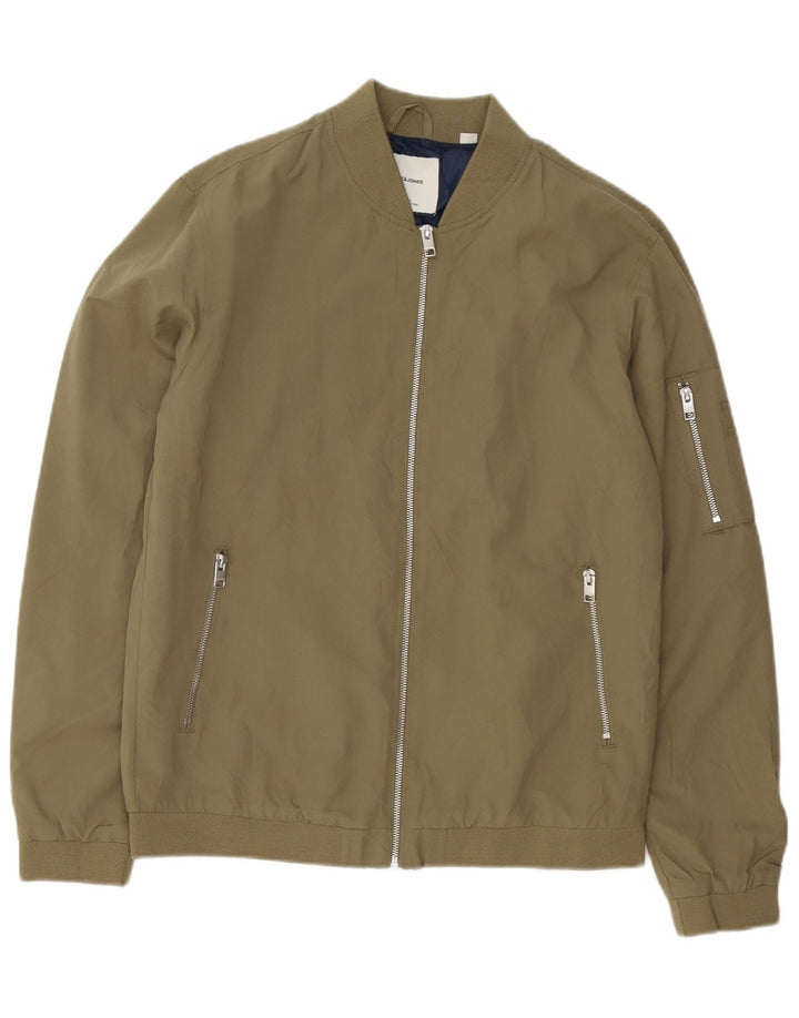 Jack & Jones Bomberjakke til mænd UK 40 Stor Khaki Polyester