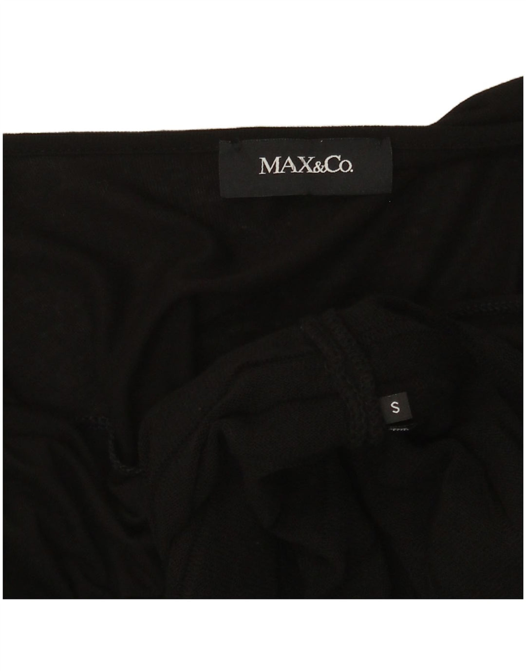 Max & Co. Dame 3/4-ærmet Shift Dress UK 8 Small Black