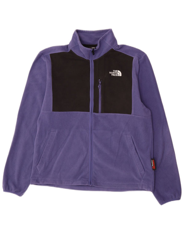 The North Face Herre fleecejakke UK 40 Large Purple Colourblock Polyester