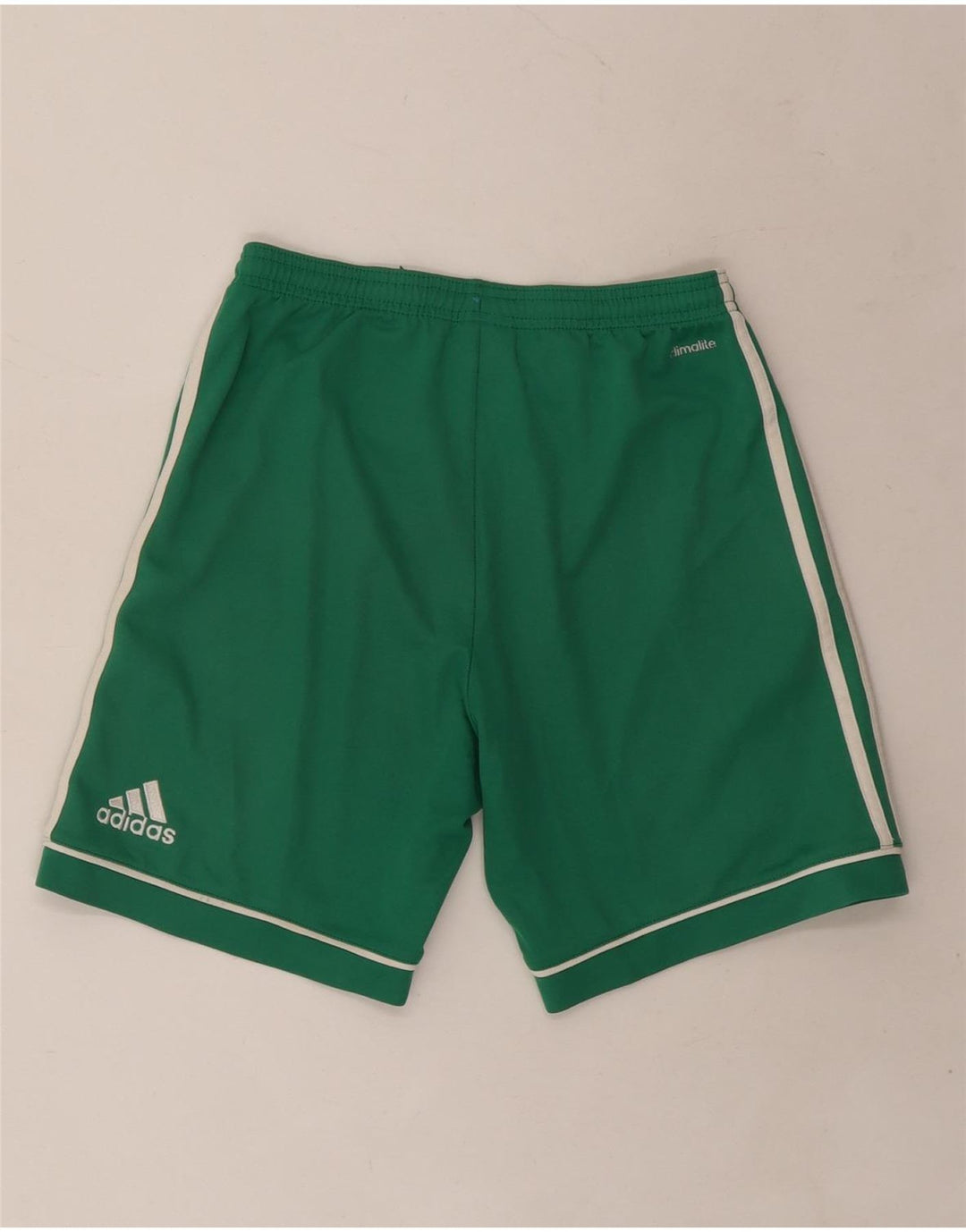 ADIDAS Boys Climalite Sportshorts 13-14 år Grøn polyester