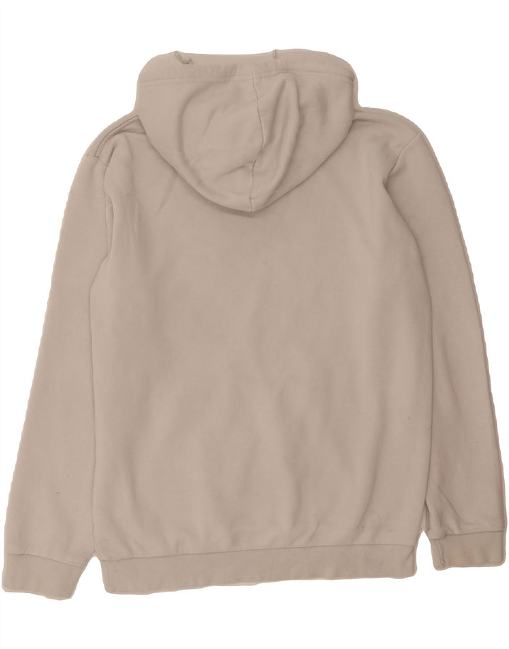 ADIDAS Mens Hoodie Jumper Small Off White Cotton Vintage Adidas and Second-Hand Adidas from Messina Hembry 