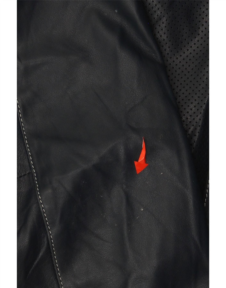 Harmont & Blaine Herre Læderjakke UK 40 Large Navy Blue Læder