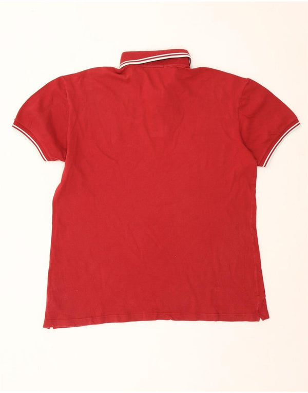 Fred Perry Herre poloshirt IT 48 Medium Bourgogne bomuld