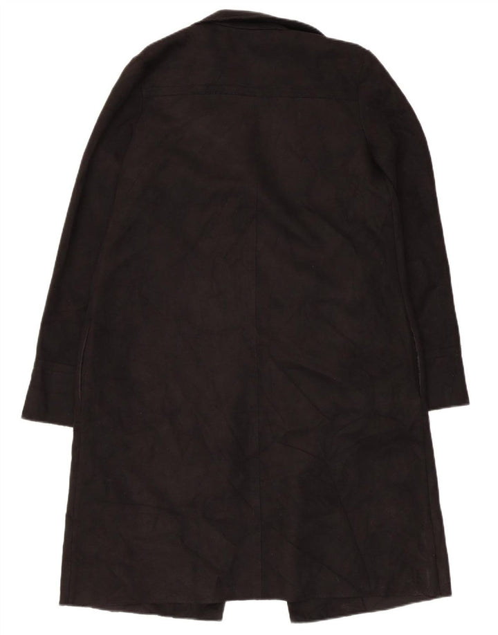 Zara Womens Open Overcoat UK 6 XS Sort