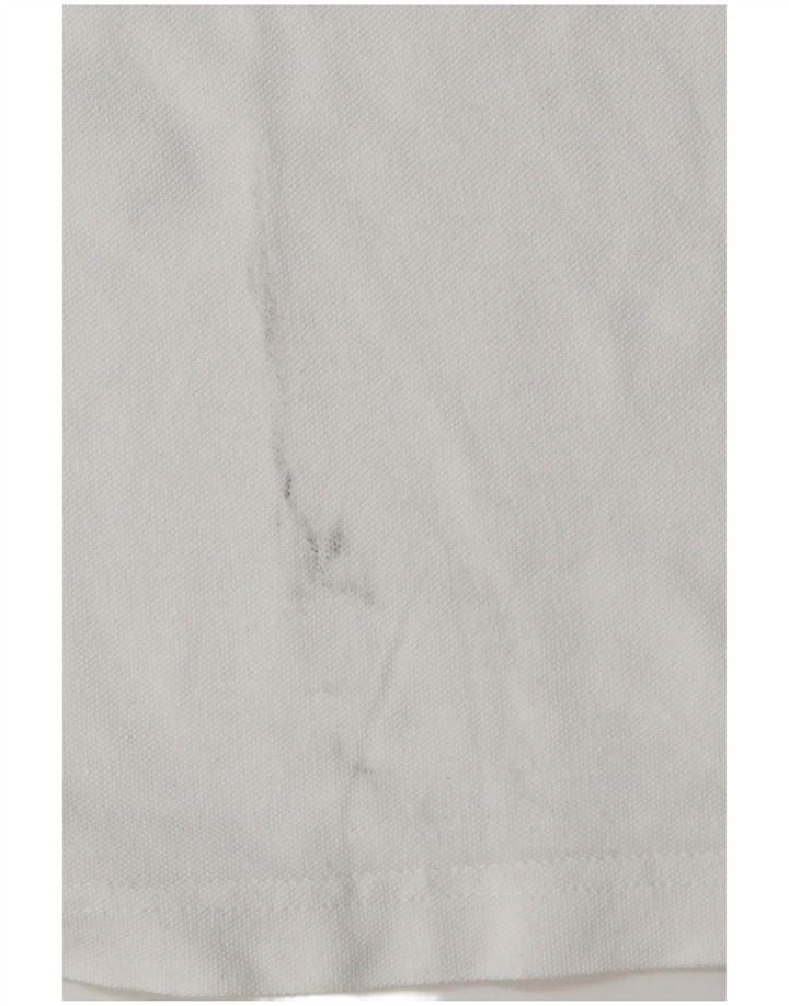 KAPPA Poloskjorte til mænd Stor hvid bomuld