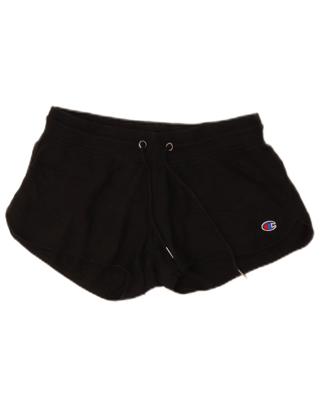 Champion Womens Sports Shorts UK 14 Medium Black Bomuld
