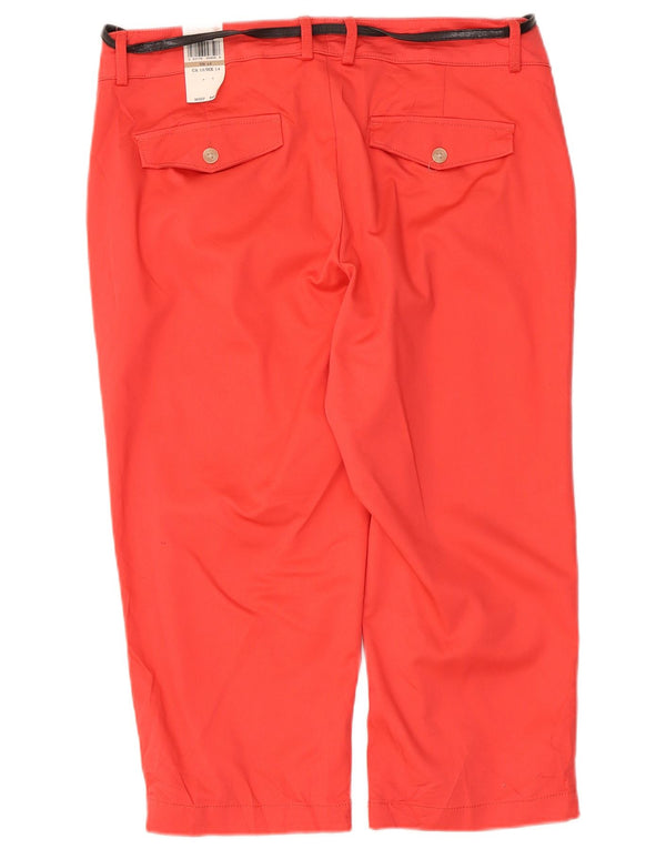 Dockers Dame Capri Bukser US 12 Large W34 L20 Rød Bomuld