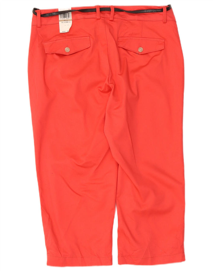 Dockers Dame Capri Bukser US 12 Large W34 L20 Rød Bomuld