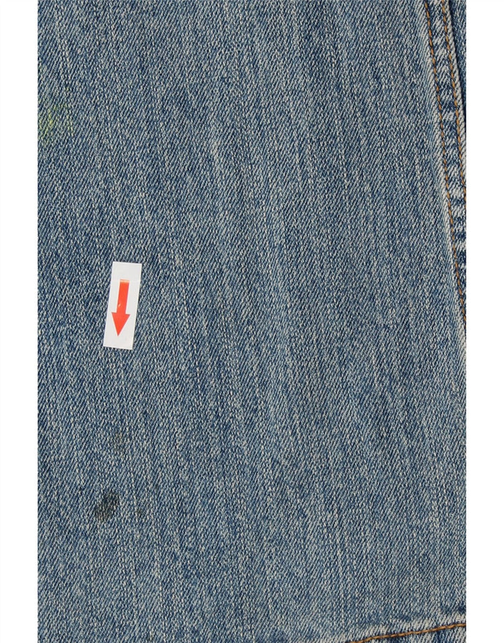 Levi's Womens 527 Distressed Bootcut Jeans Størrelse 12 Medium W28 L27 Blå