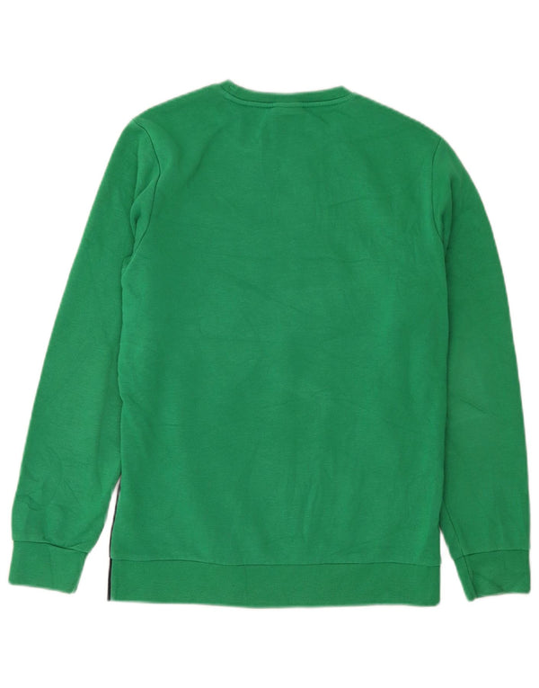 Champion Boys Sweatshirt Jumper 13-14 år XL Grøn Colourblock