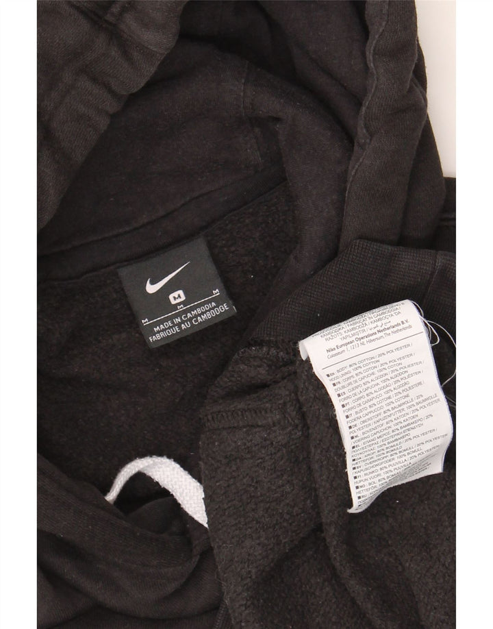 NIKE Mens Hoodie Jumper Medium Black Cotton Vintage Nike and Second-Hand Nike from Messina Hembry 
