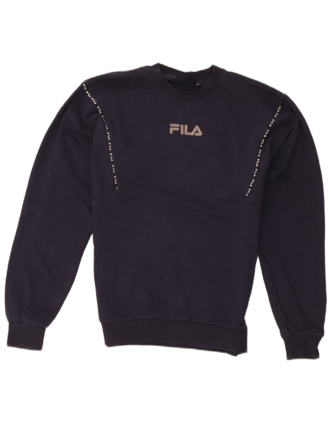 Fila grafisk sweatshirt til mænd XS marineblå bomuld