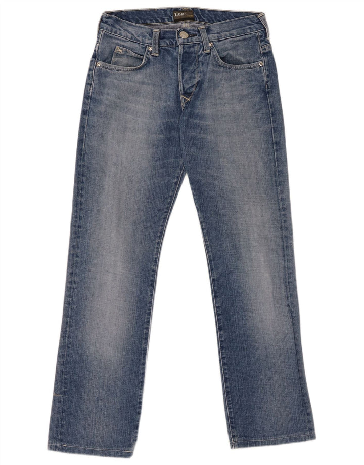Lee Dame Knox Straight Jeans W28 L28 Blå Bomuld