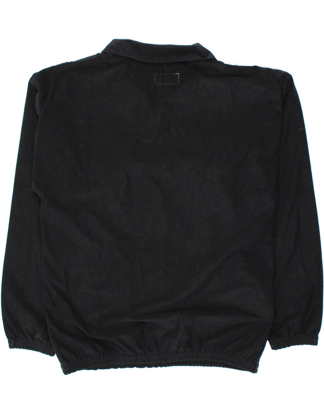 VINTAGE Mens Graphic Pullover Tracksuit Top Medium Black Colourblock Vintage Vintage and Second-Hand Vintage from Messina Hembry 