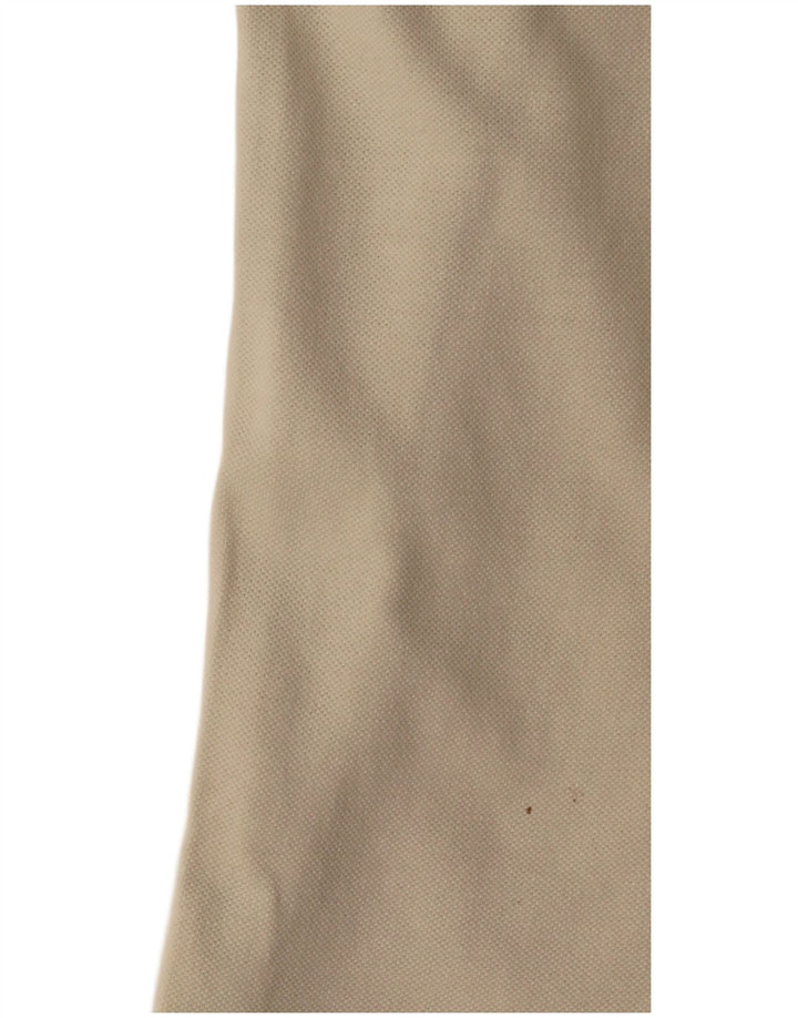 ELLESSE Mens Polo Shirt XL Beige Cotton